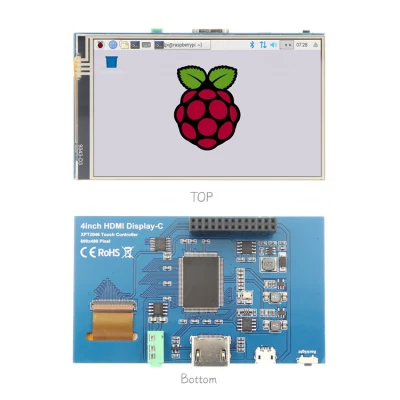 800X480 LCD-Steuerplatine 4′ ′ HDMI-Eingang Raspberry Pi Monitor mit Touch-Steuerung